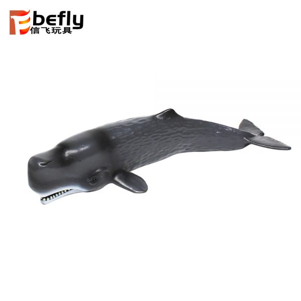 Sperm whale plastic sea animals realistic model toy