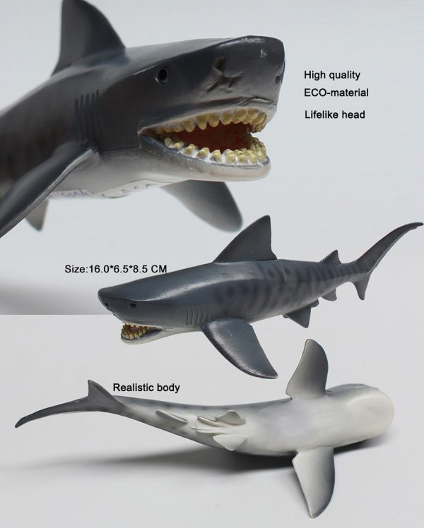 Plastic shark ocean animals model toy