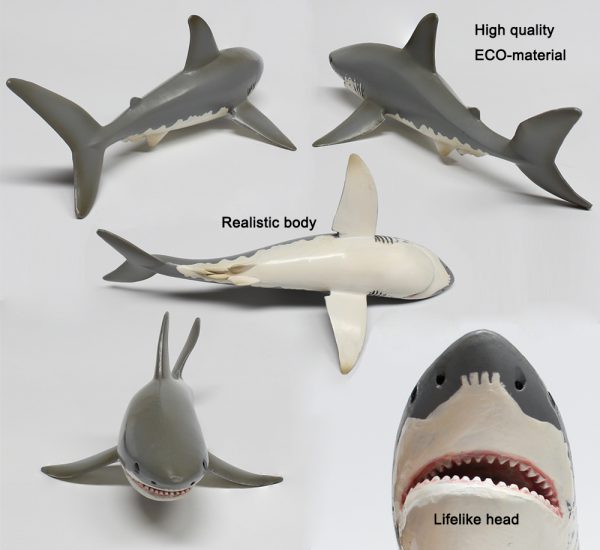 Plastic shark ocean animal model toy