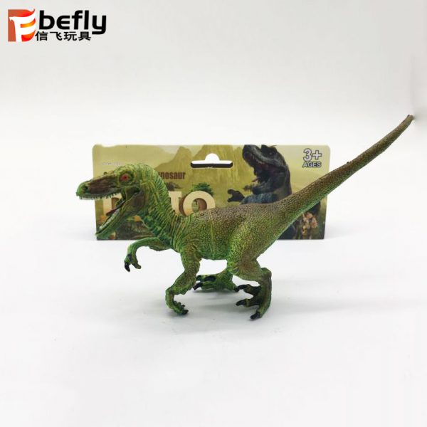 Velociraptor hollow plastic dinosaur model toy