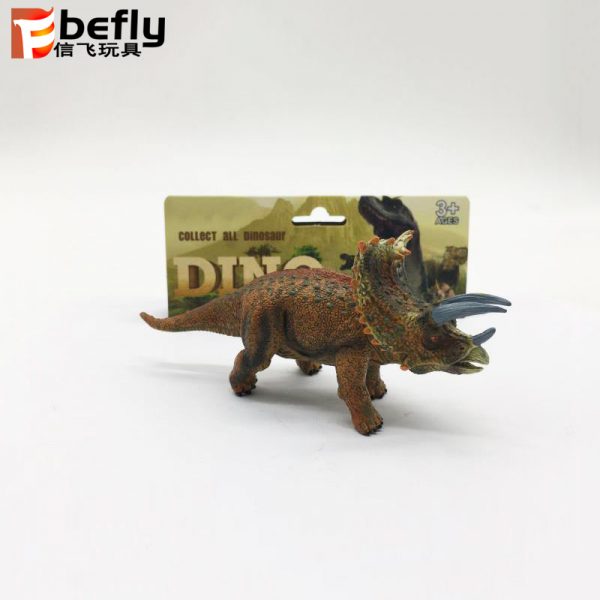 Triceratops hollow plastic dinosaur model toy