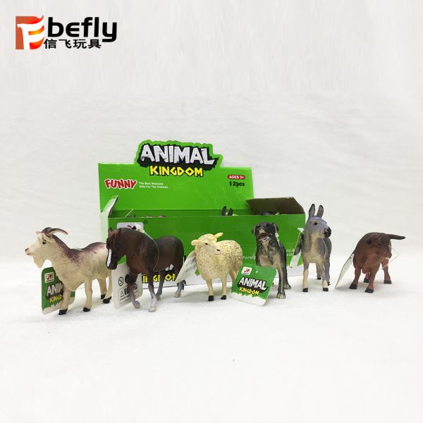 4.5 inch Plastic farm animal toy