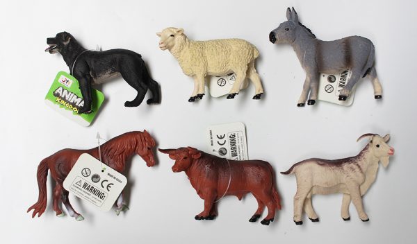 4.5 inch Plastic farm animal toy