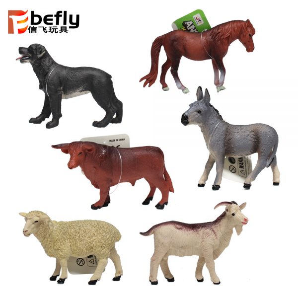 4.5 inch Plastic farm animal toy