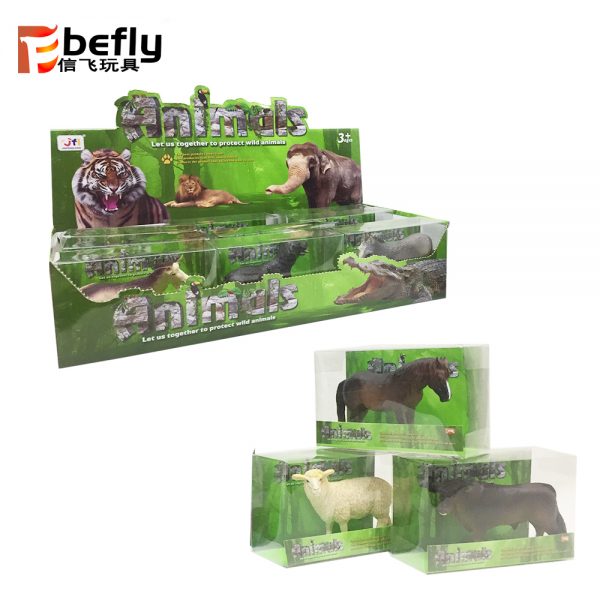 4.5" Plastic farm animal mode toy