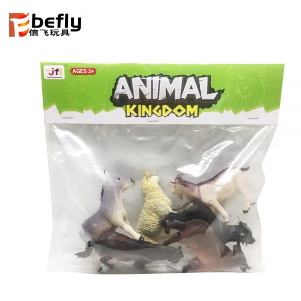 Small hollow farm animal model toy set