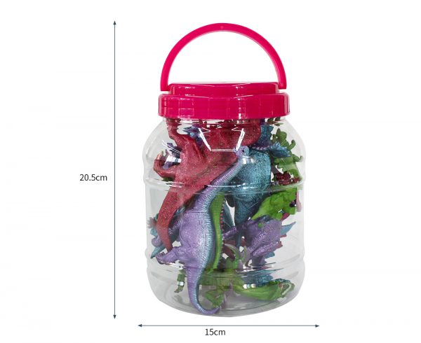 21pcs in 1 set plastic dinosaur toy