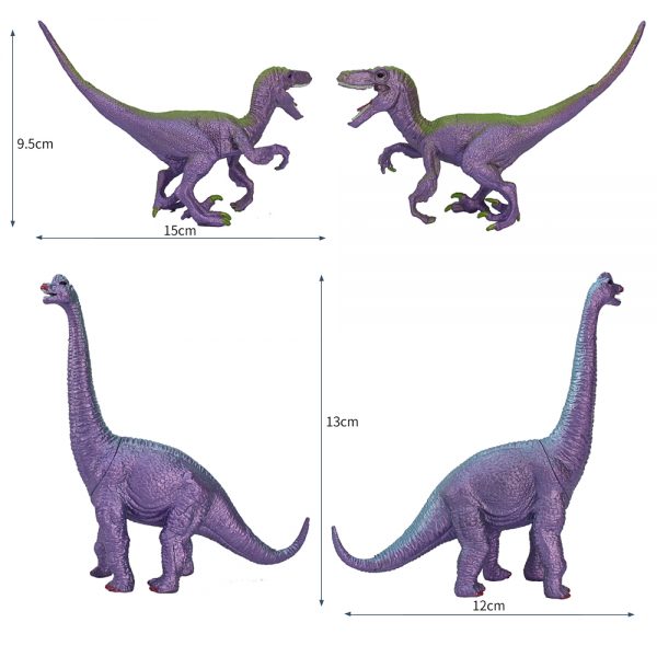 21pcs in 1 set plastic dinosaur toy