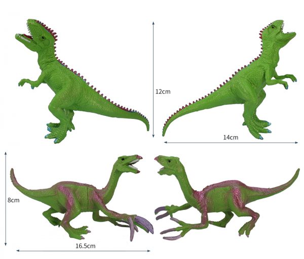 21pcs in 1 set plastic dinosaur toy