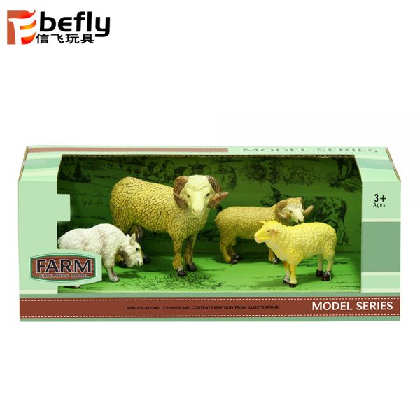 Farm animal model toy series solid PVC plastic