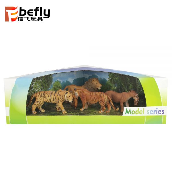 Natural jungle animal plastic model toy