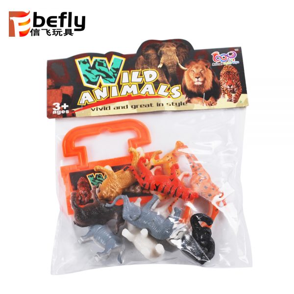 Mini solid wid animal promotional toys