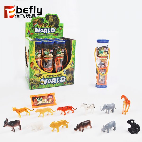 12 kinds model mixed cheap plastic small animal toys