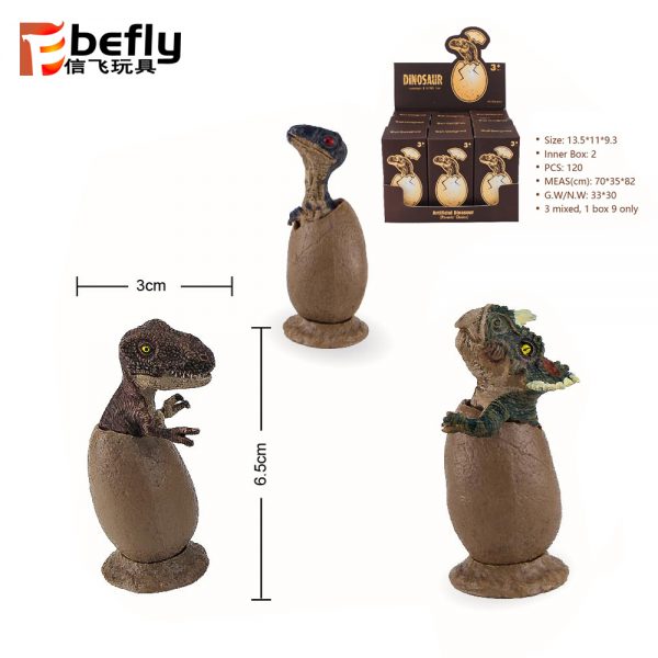 Realistic mini dinosaur egg toy