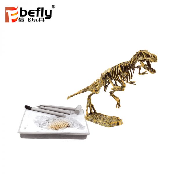 T-rex dinosaur fossil dig kit plastic toy