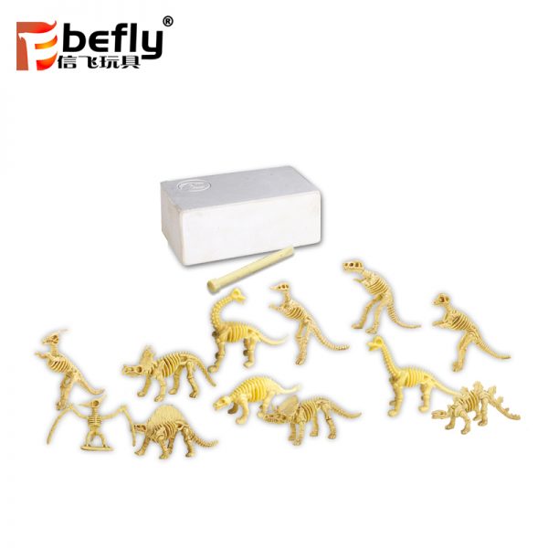 Kit dig it out plastic dinosaur fossil toy