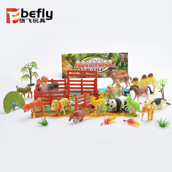 Many kinds mixed zoo animal model latest toys