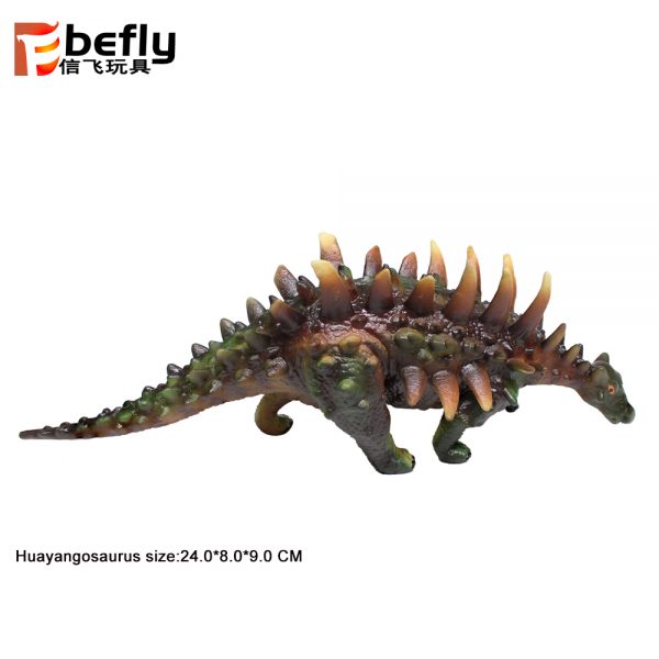 TPR material Huayangosaurus model soft plastic dinosaur toy