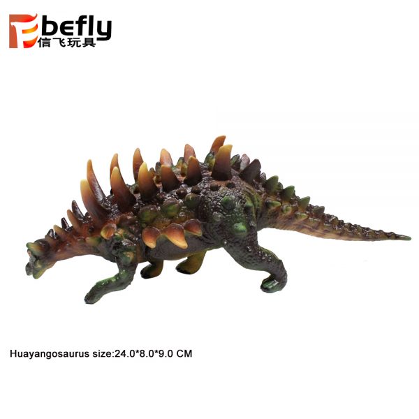 TPR material Huayangosaurus model soft plastic dinosaur toy