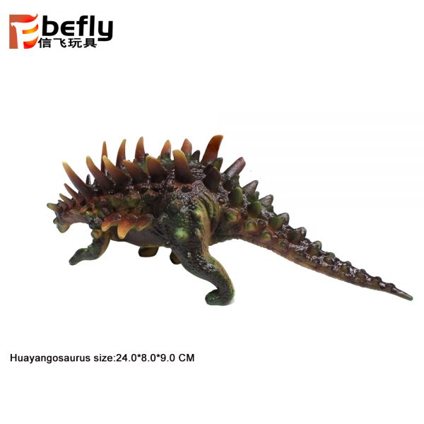 TPR material Huayangosaurus model soft plastic dinosaur toy
