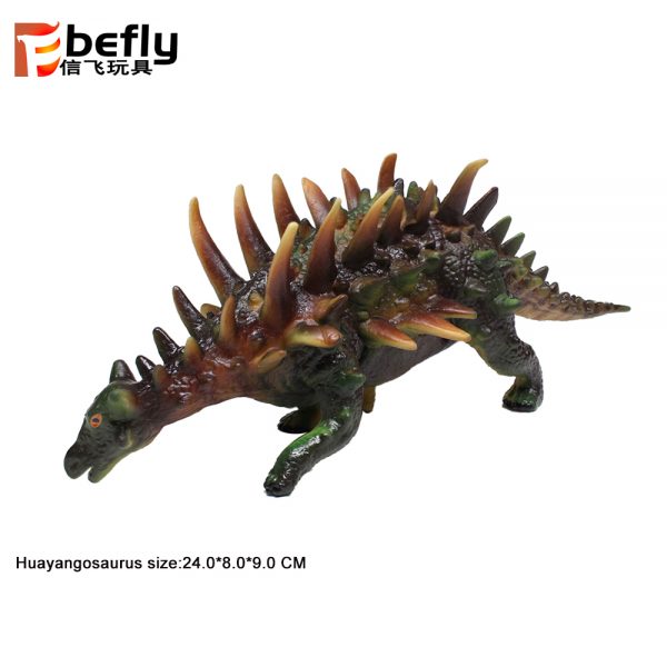 TPR material Huayangosaurus model soft plastic dinosaur toy