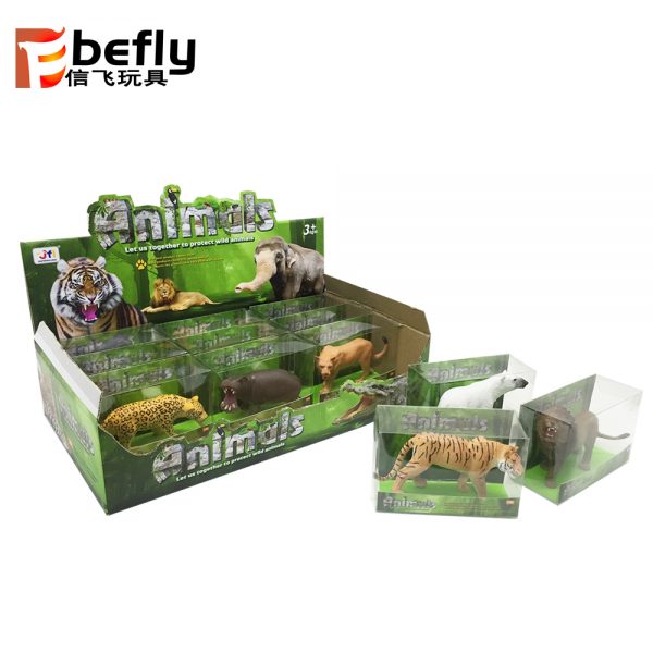 4.5" Plastic wild animal model toy