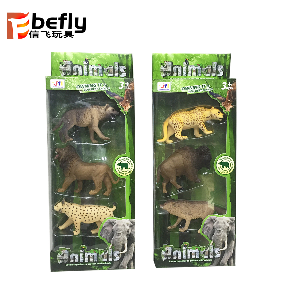 rainforest plastic animals set