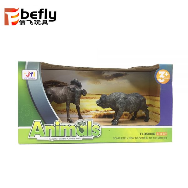African animal buffalo model toy