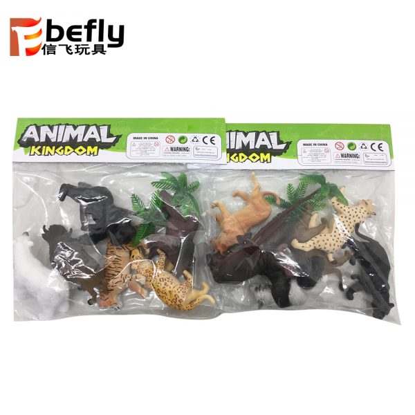 Wild animal world plastic model toy