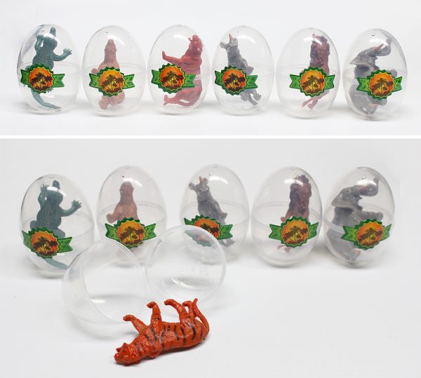 Mini vending machine animal pvc toy in capsule