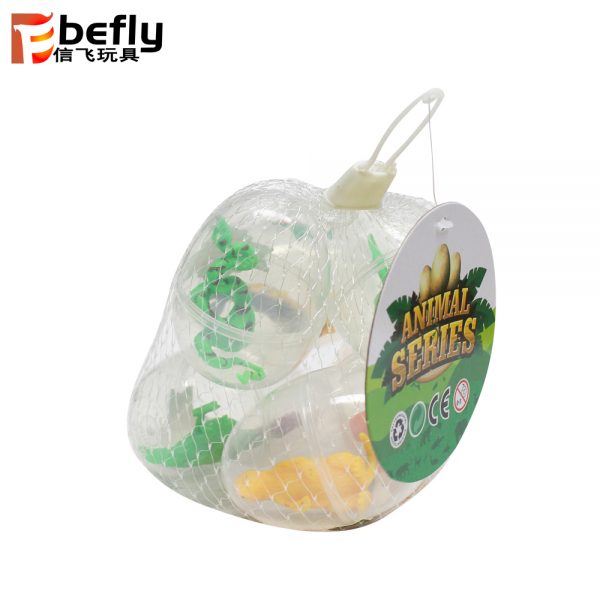 Mini Rainforest animal model figure plastic egg capsule toy