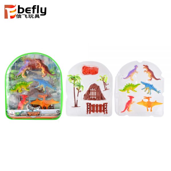 Plastic dinosaur model toys set