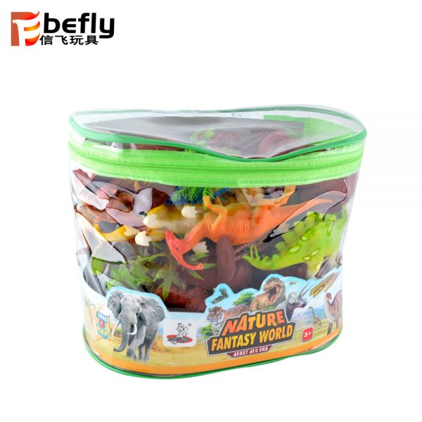 Plastic dinosaur model toy set