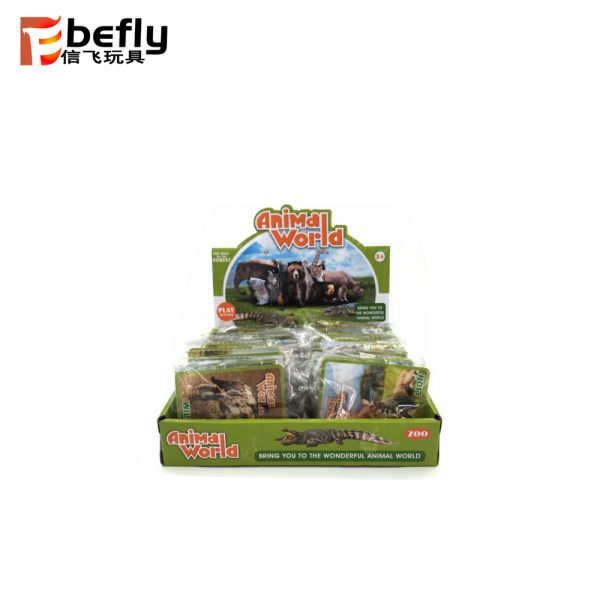 7cm solid woodland wild animal model toy plastic animal