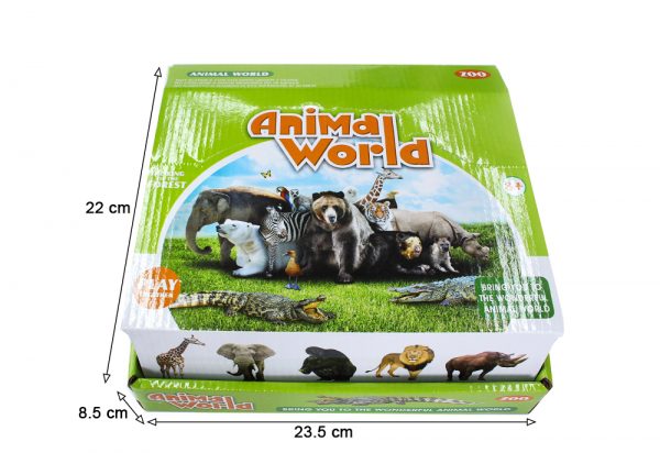 7cm solid woodland wild animal model toy plastic animal