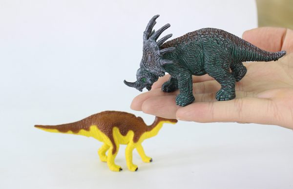 12 Dinosaur assorted plastic solid dinosaur toy for kids