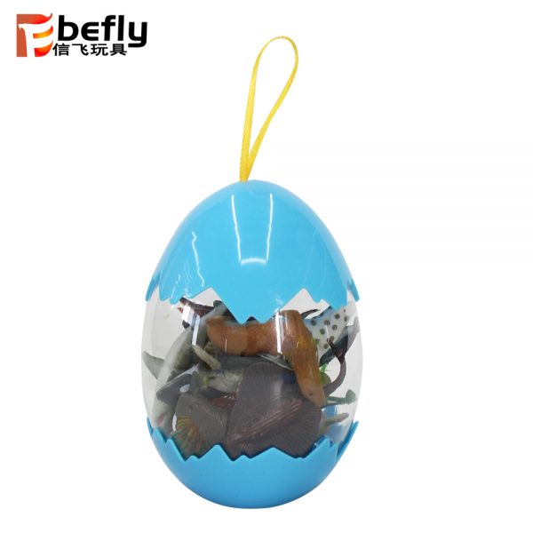 16pcs small sea animal plastic toy in egg