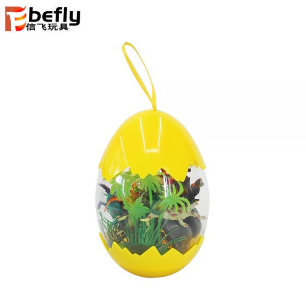With reptile natural animal model plastic easter egg toy