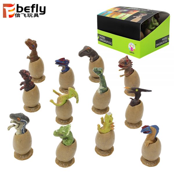 Plastic model dinosaur egg toy