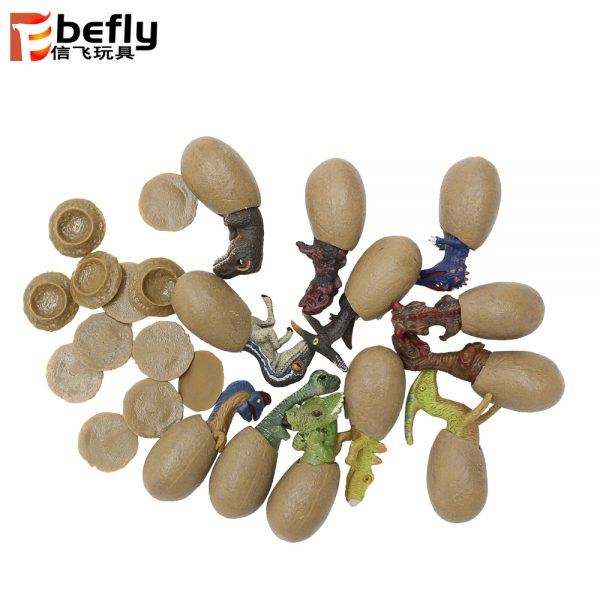 Plastic model dinosaur egg toy