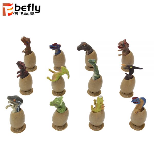 Plastic model dinosaur egg toy