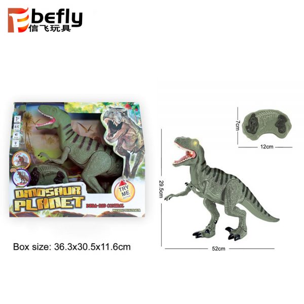 Infrared walking plastic toy rc dinosaur
