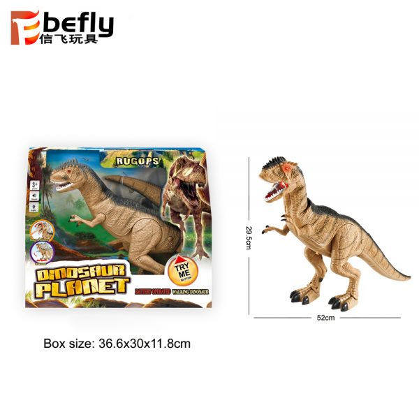 With sound plastic toy electric walking dinosaur