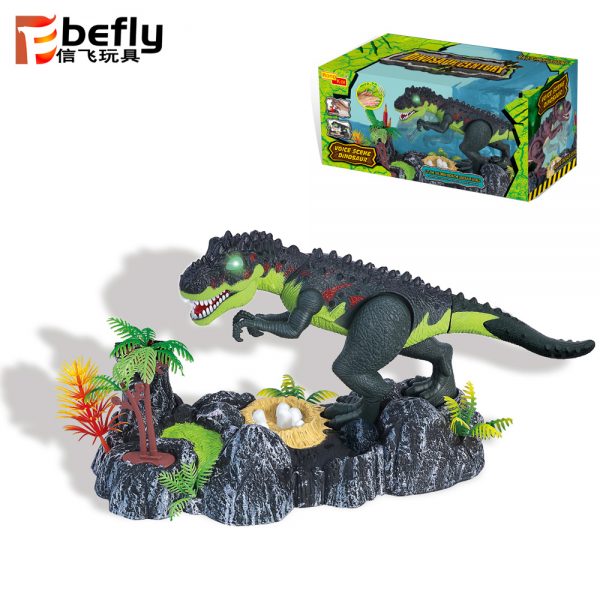 Sound control T-rex dinosaur table decoration toy