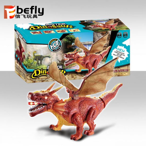 Plastic electronic dinosaur toys