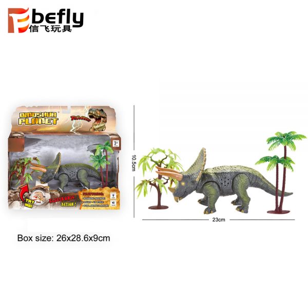 IC Triceratops dinosaur b/o toy