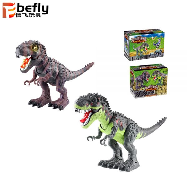 T-rex model plastic electric walking dinosaur toy