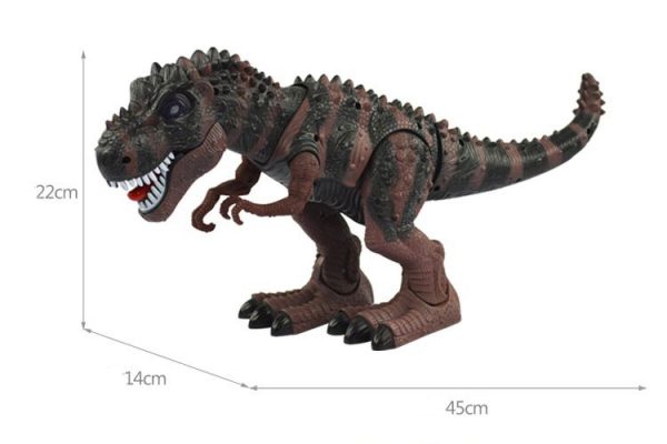 T-rex model plastic electric walking dinosaur toy
