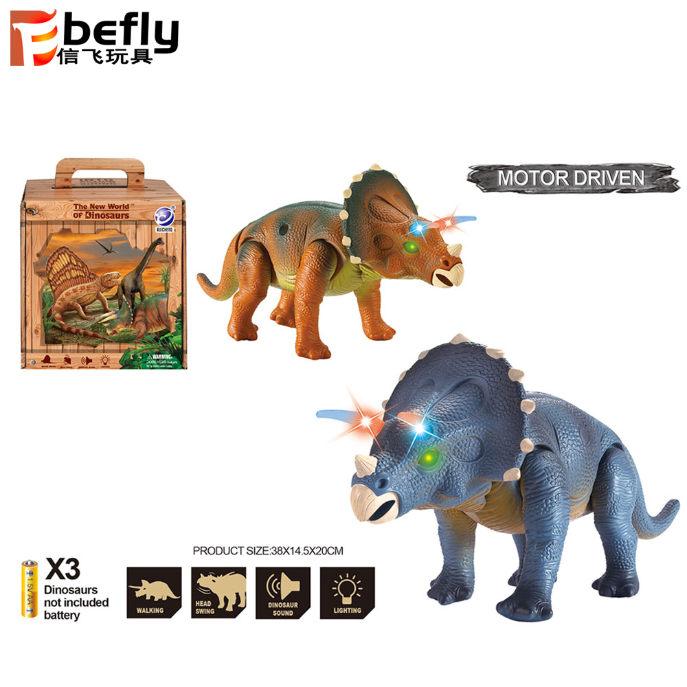triceratops walking