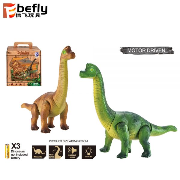 Brachiosaurus toy battery operated dinosaur with light and sound